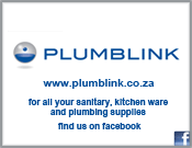 PLUMBLINK - Count on us for all your sanitary, kitchen ware and plumbing services - find us on facebook - buyonline @ www.plumblinkonline.co.za - 0860 Plumblink - 0860-758-625